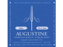 Augustine Blue High Tension B2 Einzelsaiten für Konzert Gitarre