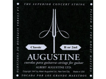 Augustine Black Low Tension B2 Einzelsaiten für Konzert Gitarre