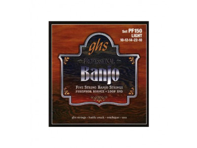 GHS PF150 Light, Saiten für 5-string Banjo, 010-012-014-022-010