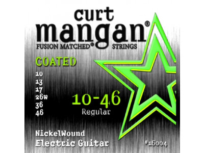 curt mangan 10-46 Nickel Wound COATED Guitar