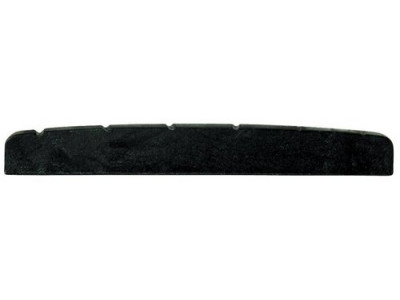 GeWa Graphitsattel, schwarz, vorgekerbt, 42,0 x 5,0 x 3,5 mm für E-Gitarre, Fender style