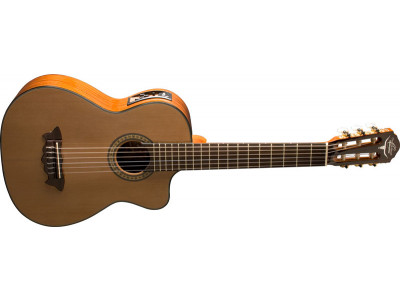 Oscar Schmidt OH30SCE-NT Requinto Latin Guitar, inkl. Gigbag