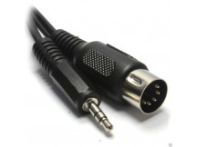 RS Adapter Mini-Klinke, stereo (3,5mm) auf DIN-Stecker 5-polig, mit 2 meter Kabel