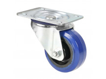 Adam Hall 372081 Lenkrolle, 80mm mit blauem Rad, Preis pro Stück