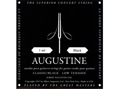 Augustine Black Low Tension Saiten für Konzert Gitarre