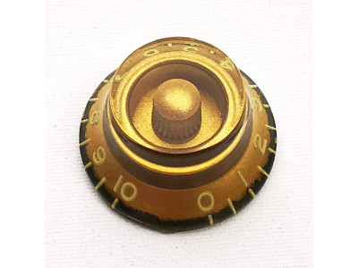 Hosco SKG160I/R Bell Potiknopf, Inch, Relic Gold (Preis pro Stück)