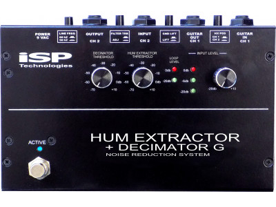 ISP Hum Extractor + Decimator G Pedal, 'Hum Canceling and Decimator X Technology