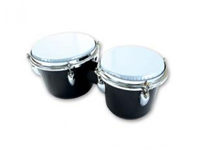 LH Drums BO1BK Bongos, ABS, black