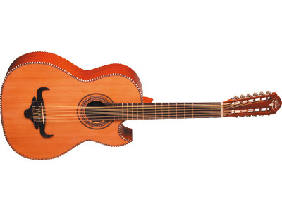 Oscar Schmidt OH50S-NT Bajo Sexto Latin Guitar, natural, inkl. Gigbag